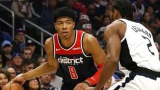 今週から始まる練習試合に向けて「挑戦者として積極的にできたら」と八村塁が意気込む