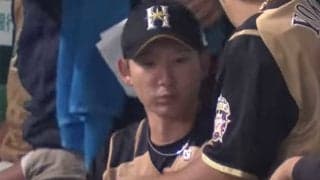 日ハム杉谷が危機一髪?!　ベンチ襲う痛烈ライナーに反応、ファン「今日も可愛い」