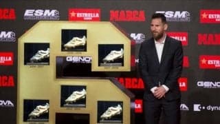 7度目のピチーチに輝いたメッシ、2人のレジェンドの記録に並ぶ