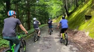 苗名滝を目指す約14キロのクロスバイクツアー宿泊プラン発売