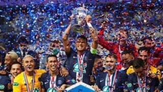 PSGが国内2冠を達成 ネイマールの決勝点でサンテティエンヌを下す