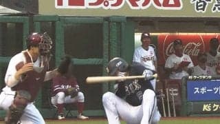楽天藤平、今季初登板も1死も取れず7球で危険球退場　オリ大城の頭部に140キロが直撃