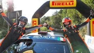 ERCローマ レグ2：ルキヤナク快勝、オリバーはERC1ジュニアでトップフィニッシュ