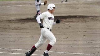 【高校野球】早実・清宮福太郎が公式戦1号場外弾　2年生での4番出場に「看板背負ってる」