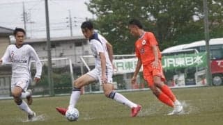 [男子サッカー]新体制初戦！拓大相手に３－２で白星スタート