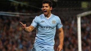 シティのゴールマシーン、アグエロがプレミアデビュー戦でいきなり2ゴール1アシストの大暴れ！【ファースト・ゴールズ】