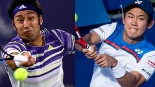 内山靖崇が西岡良仁に勝利