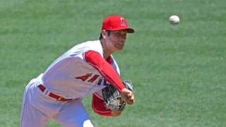 【MLB】大谷翔平、最速156キロも異変？　140キロ台に球速低下で2回途中5四球2失点で降板