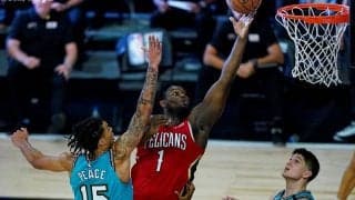 ペリカンズがシーディングゲームで初勝利、終盤も出場したザイオン「生き返った気分」