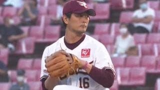 楽天涌井、あと2人で球団初ノーノー逃すも1安打完封！　無傷6勝目で首位タイ浮上