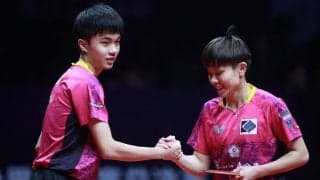 男女混合ペア・林昀儒/鄭怡静が快挙　2013年世界卓球優勝の男子ダブルス下す