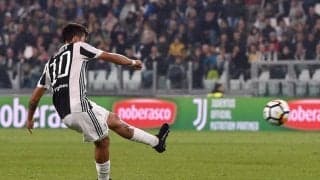 今季のセリエAMVPディバラが2017年に沈めたコントロールFK【ビューティフル・フリーキック】