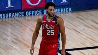 ベン・シモンズがウィザーズ戦で左膝の膝蓋骨を亜脱臼、シクサーズは治療方法を検討中