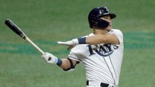 【MLB】筒香嘉智、田中将大と初対決！　注目の第1打席は一邪飛　2球目内角球を打ち上げる