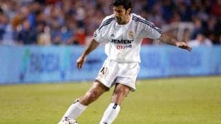 針の穴を通すコントロール！マドリー時代のフィーゴが沈めた高精度の一撃【ビューティフル・フリーキック】