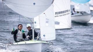 岡田／外薗が完全勝利！第3回関東470フリートレース