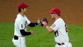 【MLB】大谷翔平、“BIG3”でアーチ初競演　連続スイング動画に米興奮「最高の眺め」