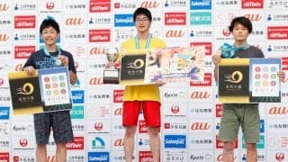 17歳・西田秀聖がただ一人の完登で優勝！ 若手3人が初表彰台　リードジャパンカップ2020【男子決勝】