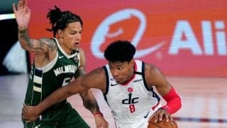 八村擁するウィザーズはイースト首位のバックスに完敗…シーズン再開後7連敗を喫する