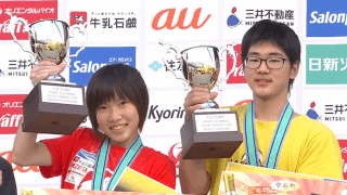 女子森秋彩、男子西田秀聖、期待の10代クライマーが堂々優勝!「スポーツクライミング第33回リードジャパンカップ」