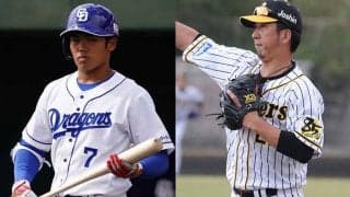 13日の公示　中日が根尾昂、山本拓実ら3選手を抹消、阪神は藤川球児が2軍落ち