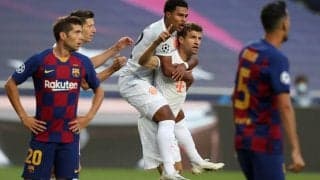 レーティング: バルセロナ 2-8 バイエルン《CL》