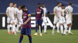 バルサ、史上最悪衝撃の８失点惨敗 ３季連続で無残に散る