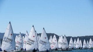 微風に翻弄される和歌山。JOCジュニアオリンピックカップ2日目