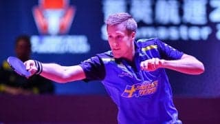 スウェーデンツアーで番狂わせ　世界卓球2位のファルク、WR529位に苦杯