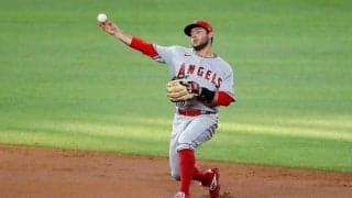 【MLB】小さな体から驚異の強肩…　エ軍フレッチャーのジャンピングスローが凄い