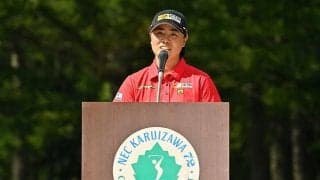 19歳笹生優花、73歳尾崎将司はどう映る？　「静かな方」「見た目は怖いですけど…」