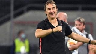 EL決勝進出を誇るロペテギ「ユナイテッドを倒すなら団結必要。今夜はそれができた」