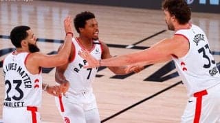 昨季覇者ラプターズがプレーオフで好発進！ ネッツに一度もリードを許さず24点差の快勝