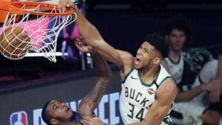 アデトクンボが28得点20リバウンド！ バックスがマジック相手に快勝して1勝1敗に