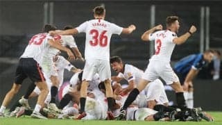 インテルとの死闘を制したセビージャが4季ぶり6度目のEL制覇 ブラジル人CBのバイシクルが決勝点