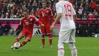 まさに稲妻！60マイルを計測したリベリの弾丸FK【ビューティフル・フリーキック】