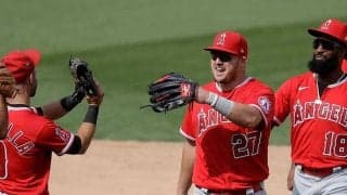 【MLB】エ軍トラウト、連敗を4で止めた“空中遊泳キャッチ”にMLB公式絶賛　「何でもできる」