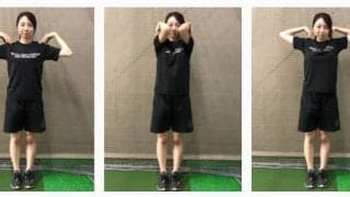 ゴルフスイングに必要な柔軟性と筋力を強化！二の腕引き締めエクササイズ