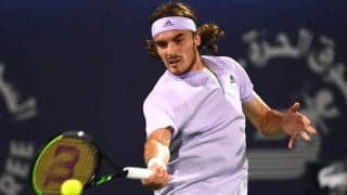 世界6位チチパス 初戦快勝。ピンチは1ゲームのみで「最高だったよ」