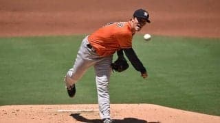 【MLB】「これは美しい」衝撃の“超遅球” アストロズ右腕の咄嗟の86キロにファン驚き