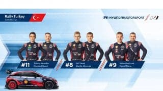 ヒュンダイがWRCトルコのラインナップを発表、ローブが今季2度目の参戦