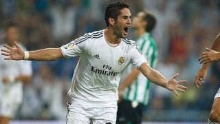 レアルの“魔術師”イスコがデビュー戦で決めた美しいヘディングゴール！【ファースト・ゴールズ】