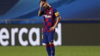 メッシがバルセロナ退団を希望…、契約破棄を求める