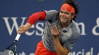  ラオニッチ、マレー圧倒で8強 