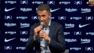 バルサ、メッシのBurofax後初の公の場には新強化担当が登場