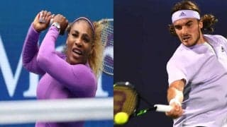 「全米オープン」に備えてセレナとチチパスが一緒に練習