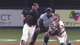 ロッテ・マーティン、球場どよめく2連発特大弾！　5階席上段への16号に山崎福呆然…