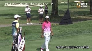 【動画】松山英樹、見事なチップインバーディで笑顔も　1打差3位で週末へ
