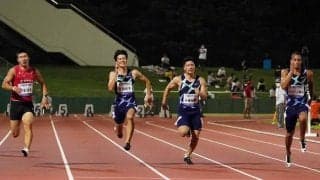 ケンブリッジ飛鳥が自己ベスト再更新10秒03で優勝！　大会新で桐生破る