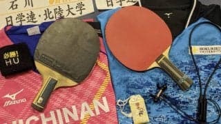 浦口耕太郎・健太郎（北陸大学）の用具紹介｜俺の卓球ギア#69